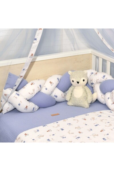 Baby Oliver Πλεξούδα Τριπλή Βαμβακερή Design 414 20x200cm με Ειδική Εσωτερική...