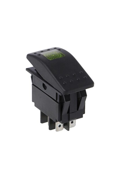 mucize 12V Su Geçirmez Araba, Otomobil, Tekne Açma/Kapama Düğmesi, LED - YEŞİL