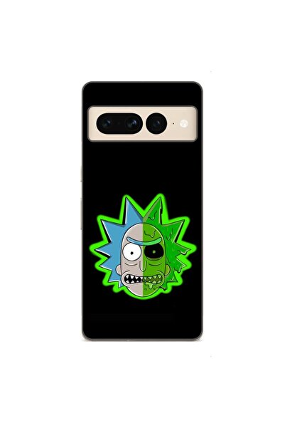 OEM Husa compatibila cu Google Pixel 8 Pro Silicon Gel Tpu Model Rick And Mor...