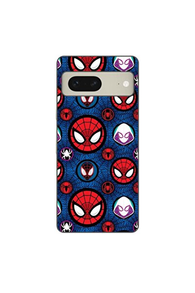 OEM Husa compatibila cu Google Pixel 8 Silicon Gel Tpu Model Spiderman Face P...