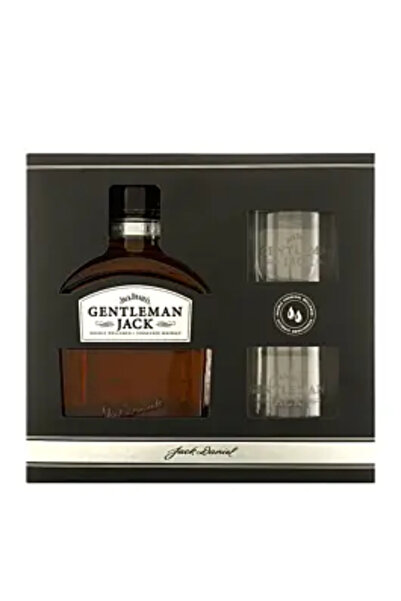 Jack Daniels Whisky Gentleman Jack Daniel's, alcool 40%, 0.7 l + 2 pahare