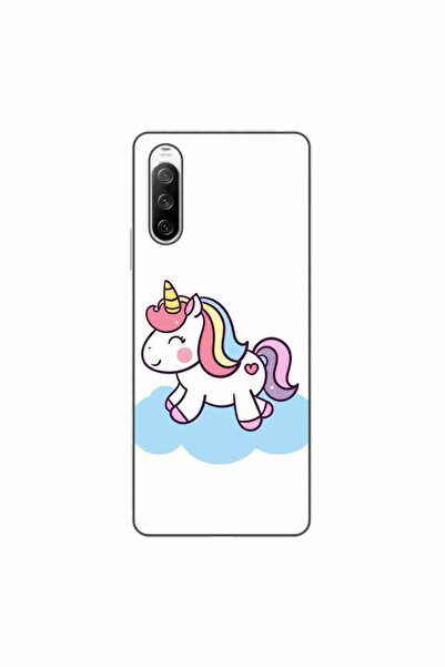 OEM Калъф, съвместим със Sony Xperia 10 III, силиконов гел TPU, с десен Бебеш...