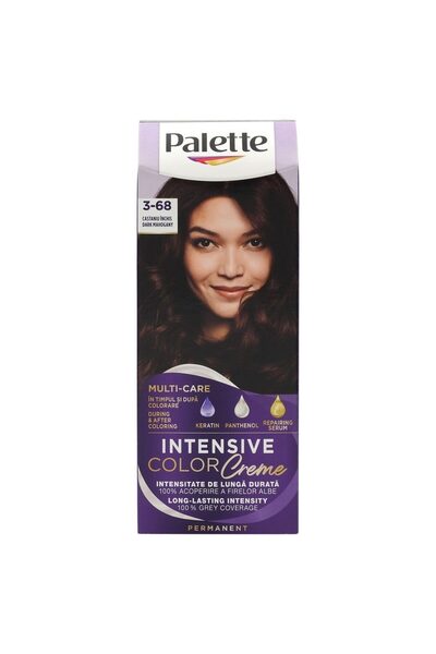 Vader Vopsea pentru Par, Palette Icc, R2/3-68 Mahon Inchis,