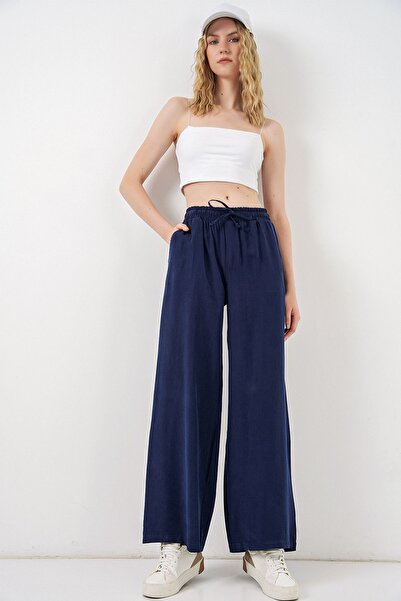 Hiccup BDART High-Leg wide-leg pants with Functional Pocket