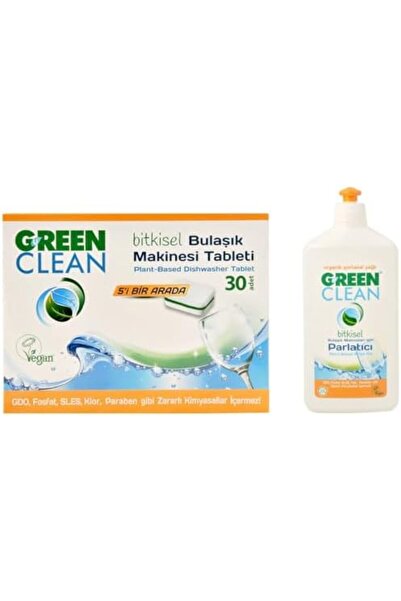Yıldızan Nzr Beautestore U Green Clean Green Clean Dishwasher Tablet and Rins...