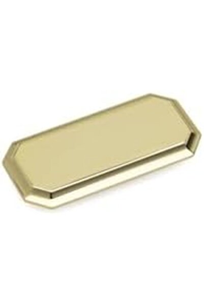Yıldızan Mâner cu linii decorative, culoare aurie, o singură bucată, 64 mm, T...