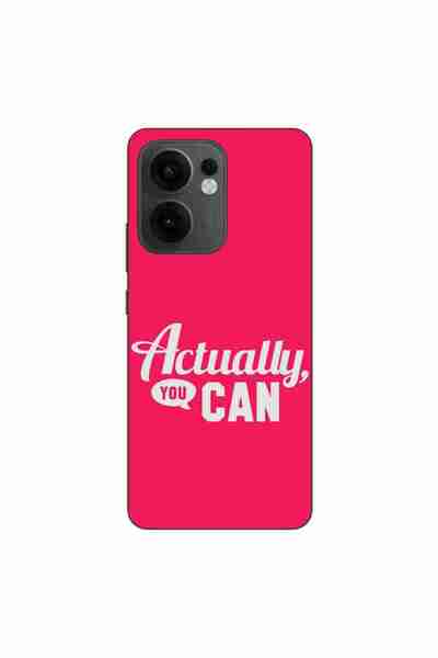 OEM Husa compatibila cu Oppo Reno13 F Silicon Gel Tpu Model Mesaj Actually Yo...