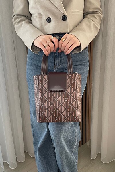 Fibag Kadın Kahve Kova Model - Ayarlanabilir Uzun Askılı, El Ve Omuz Çantası
