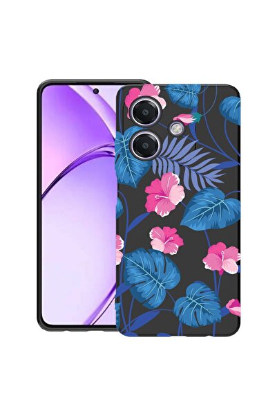 bestcase ¬Æ Husa pentru OPPO A60 5G / A40 / A40M, Tropical Blue Flowers, Slim...