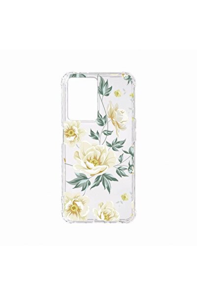 bestcase Противоударен калъф, съвместим с OPPO A57, с флорални мотиви, удароу...