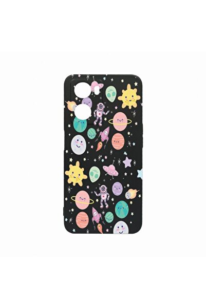 bestcase Тънък силиконов калъф 0.8ММ, съвместим с OPPO A57 5G, дизайн Вселена...