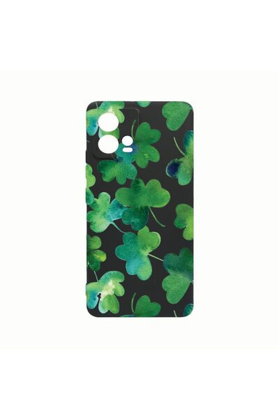 bestcase Husa Silicon, Compatibila Cu Motorola Edge 30 Fusion, Green leaf, Re...