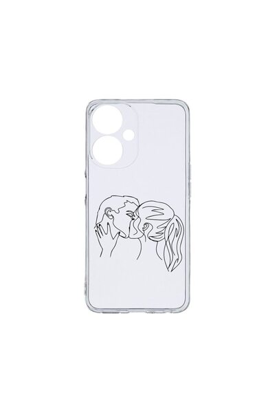 bestcase Διαφανής Θήκη Σιλικόνης 2MM, Συμβατή με OPPO A59 5G, Teen Love, Αντι...