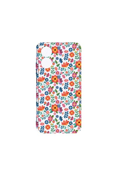 bestcase Husa BestCase¬Æ Clear Silicon 2MM, Compatibila Cu OPPO A17, Flower P...