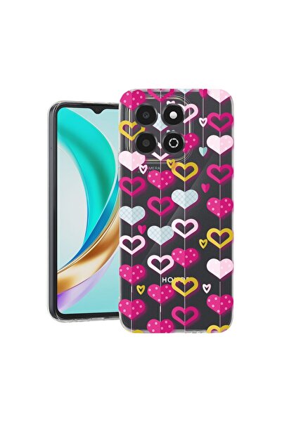 bestcase Θήκη για Honor X6b, BestCase® Διαφανής Σιλικόνη 2MM, Χαριτωμένα Καρδ...