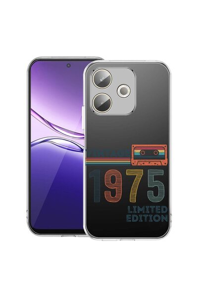 bestcase ¬Æ Husa Clear Silicon pentru OPPO A5 Pro 5G, Limited Edition 1975, 2...