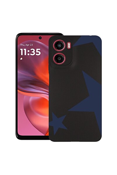 bestcase ¬Æ Husa pentru Motorola Moto G05, Retro Star, Slim Silicon 0.8MM, An...