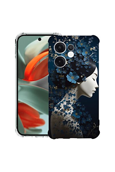 bestcase ¬Æ OPPO Reno13 F 5G compatible case, Anti Shock 1.5MM, Thinking Girl...