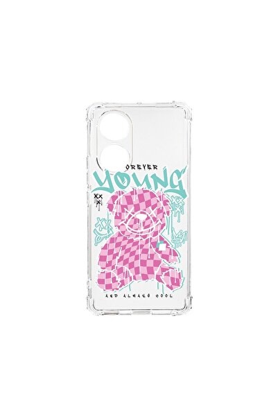 bestcase Husa Anti Shock 1.5MM, compatibilă cu OPPO A18, Teddy Bear Forever Y...