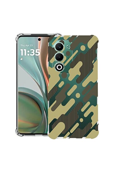 bestcase ¬Æ Husa Anti Shock pentru OPPO A5 5G cu Design Green Camouflage, 205...