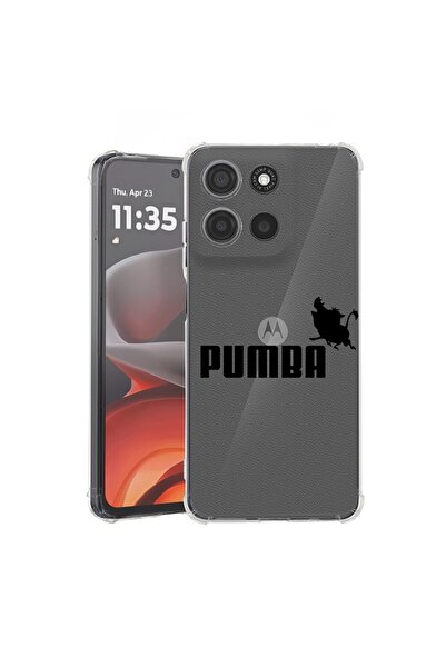 bestcase Калъф за Motorola Moto G15, Удароустойчив 1.5ММ, Пумба, Защита на ка...