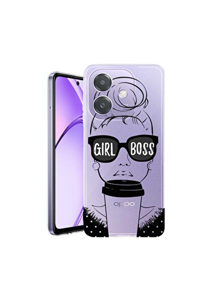 bestcase Husa pentru OPPO A40 / A40M, BestCase¬Æ Clear Silicon 2MM, Girl Boss...