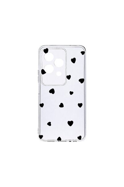 bestcase Θήκη Διαφανής Σιλικόνη 2MM, Συμβατή με Honor 200 Lite, Σχέδιο Καρδιά...