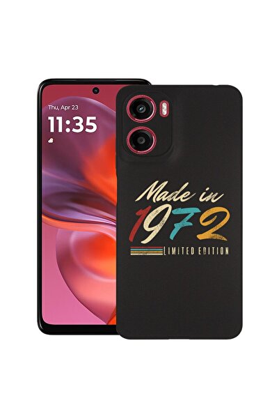 bestcase ¬Æ Husa pentru Motorola Moto E15 / Moto G05, Made In 1972, Slim Sili...