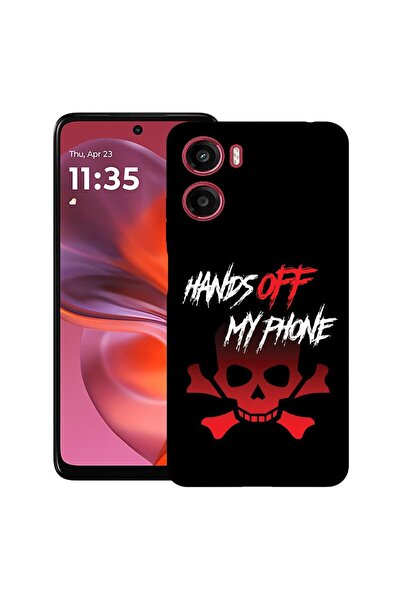 bestcase Θήκη για Motorola Moto G06 με σχέδιο  "Hand Of My Phone ", TPU Ματ Ε...