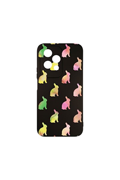 bestcase Husă Premium din Silicon, Compatibilă cu Honor 200 Lite, Iepurași Co...