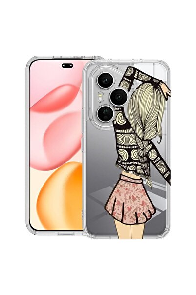 bestcase ¬Æ Husa Clear Silicon pentru Honor 400 Pro, Girl Friend, 2036424 T 188