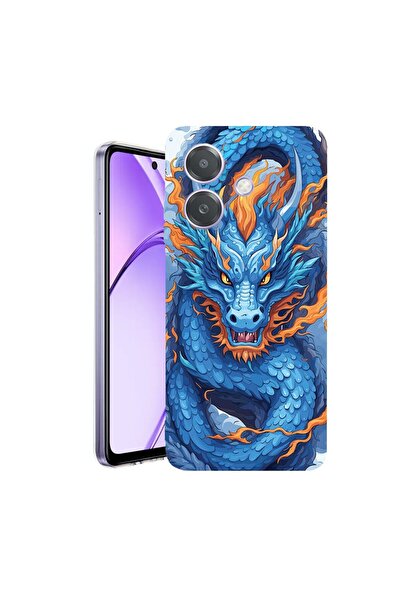 bestcase Husa pentru OPPO A40 / A40M, BestCase¬Æ Clear Silicon 2MM, Blue Drag...