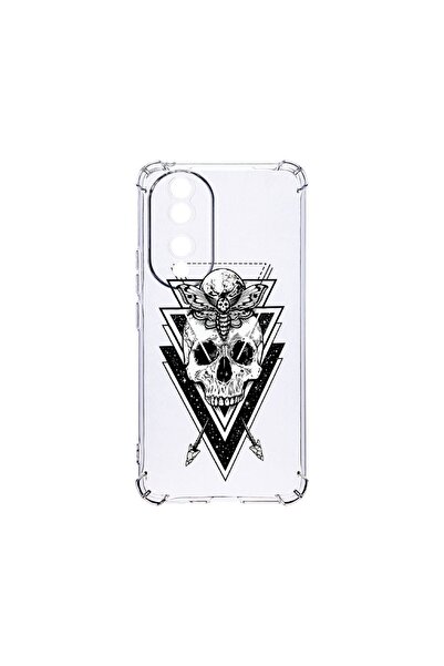 bestcase Противоударен калъф 1.5ММ, съвместим с Honor 90, с дизайн на череп, ...