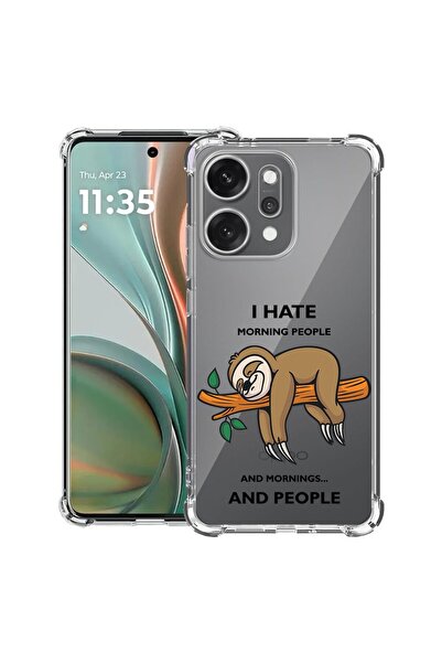 bestcase ¬Æ Husa Anti Shock pentru OPPO Reno14 5G cu Design I Hate Morning, 2...