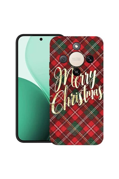 bestcase ¬Æ Husa TPU Ultra Slim Compatibila cu Honor Magic8 Lite, Merry Chris...