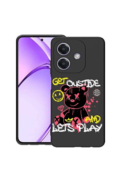 bestcase Калъф за OPPO A60 5G / A40 / A40M, Мече Теди: Да играем, Тънък силик...