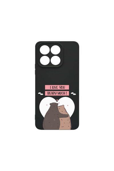 bestcase Husa BestCase¬Æ Slim SIlicon 0.8MM, Compatibila Cu Honor X6a, I Love...