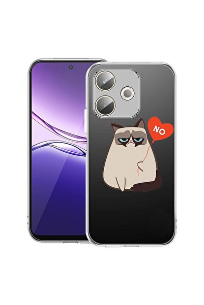 bestcase ¬Æ Husa Clear Silicon pentru OPPO A5 Pro 5G, Meme - Grumpy Says No, ...