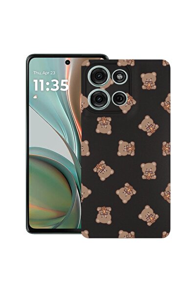 bestcase Θήκη για Motorola Moto G 5G (2025) με σχέδιο αρκουδάκι, TPU Ματ Εξαι...