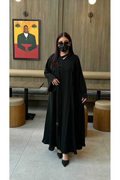 LUXURY Abaya عباية تواق.. عباية متميزة بكسرا جوانب بقصة نص كلوش وقماش انترنت ...