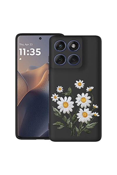 bestcase ¬Æ Husa TPU Ultra Slim Compatibila cu Motorola Moto G86 Power, Flora...