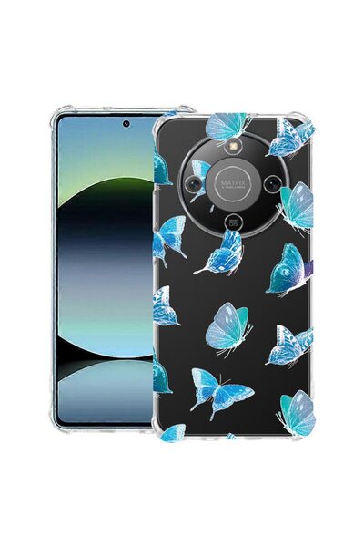 bestcase Husă Antișoc 1.5mm Compatibilă cu Honor Magic8 Lite, cu Design Flutu...