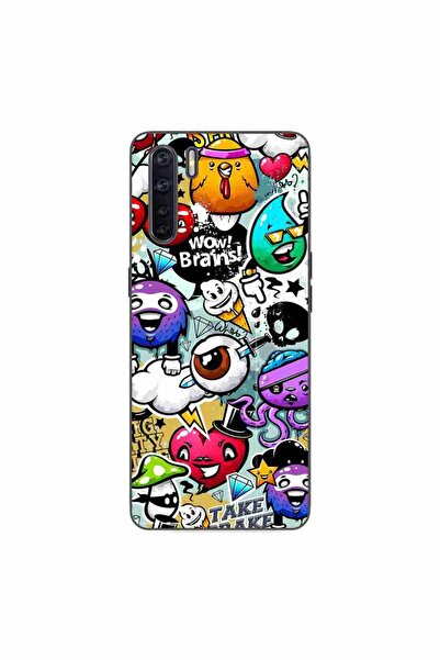 OEM Husa compatibila cu Oppo A91 Silicon Gel Tpu Model Pop Art Graffiti