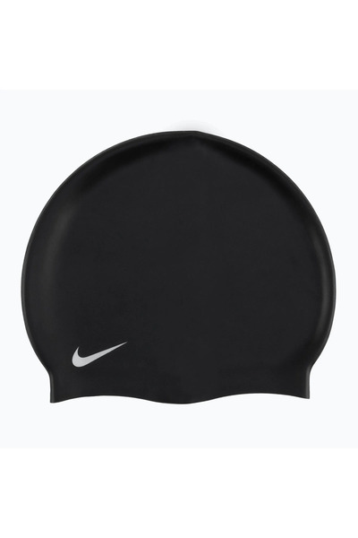 Nike Swim Youth Solid Silicone 12-Pack Youth Cap 2026 Summer Black Swimming Cap