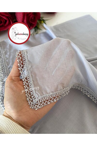 Gelincimherşey İğne Oyası Boncuklu Yazma Tülbent