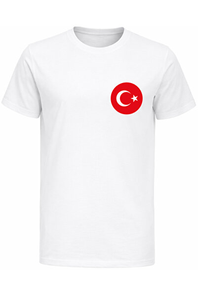 Efendioğlu Design Moon and Star Round Logo Printed Turkey World Cup 2026 Prin...