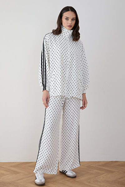 Melike Tatar Set cu fermoar cu buline 12-8938
