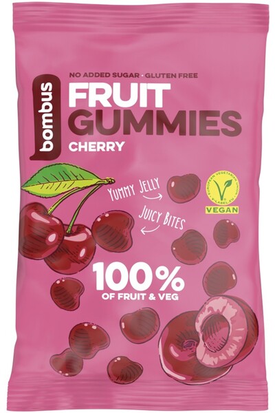 bombus Cherry fruit jellies, 35g