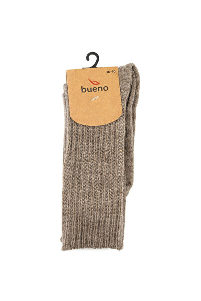 BUENO Șosete din lână maro