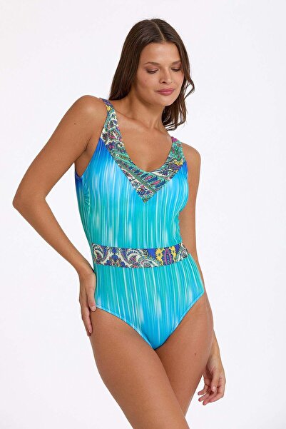 Argento V-Neck Swimsuit